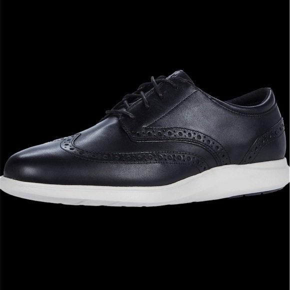Cole Haan Black Leather Oxford Men's Shoes - Picture 1 of 7